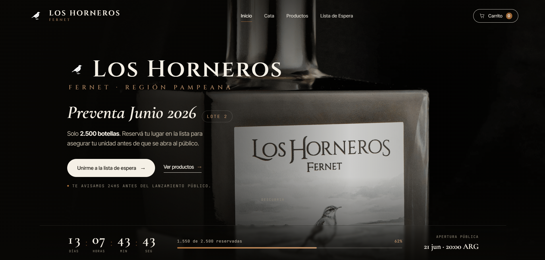 REDISEÑO: Fernet Los Horneros - Imagen 1